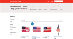 Desktop Screenshot of colorfastflags.com